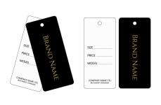 Cartellino in cartoncino Model HT-M111 Cartellini Abbigliamento Model HT-M111