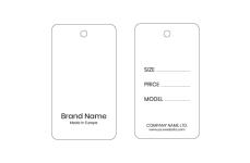 Cartellini Abbigliamento Model HT-M99