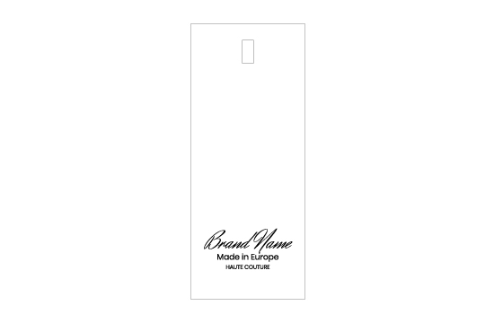Cartellino in cartoncino Model HT-M102