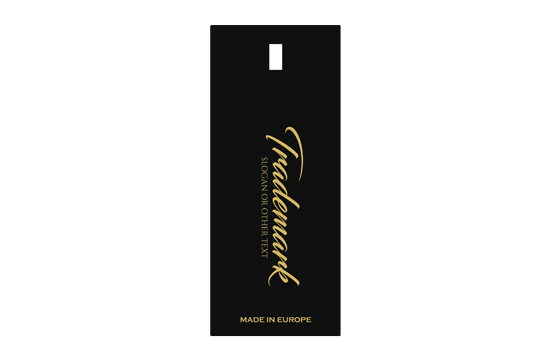 Cartellino in cartoncino Model HT-M107