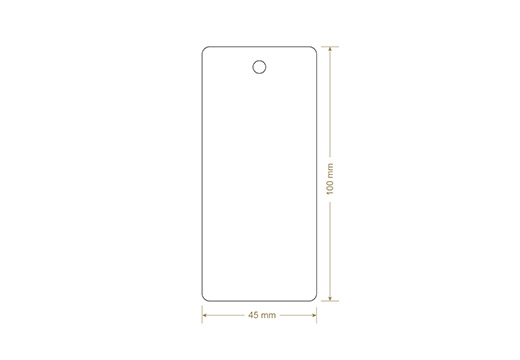 Cartellino in cartoncino Model HT-M114