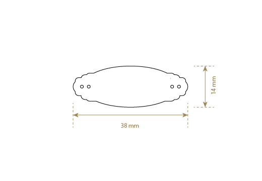 Etichetta in similpelle Model EP-M102