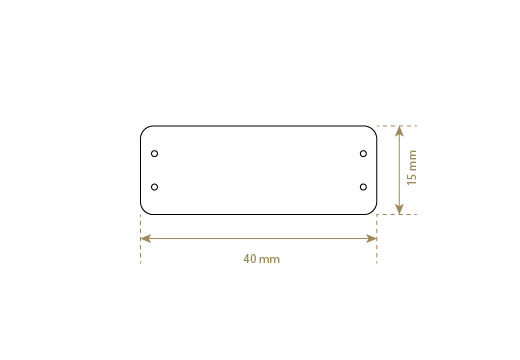 Etichetta in similpelle Model EP-M104