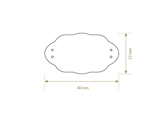 Etichetta in similpelle Model EP-M113