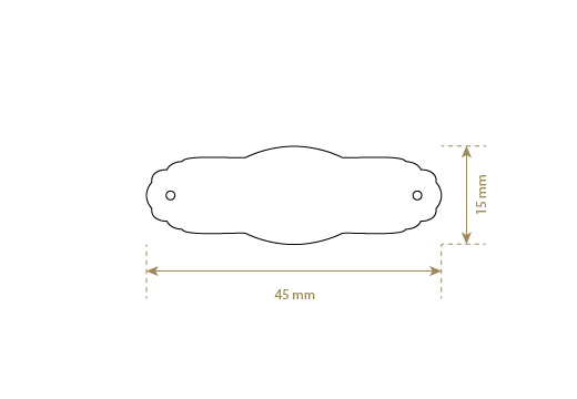 Etichetta in similpelle Model EP-M115