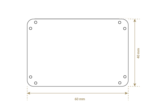 Etichetta in similpelle Model EP-M151