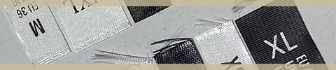 Etichette taglia Model TC-M175